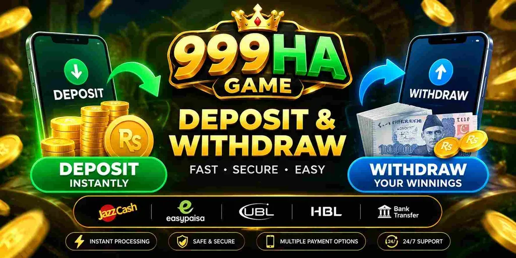 999HA Game deposit and withdrawal